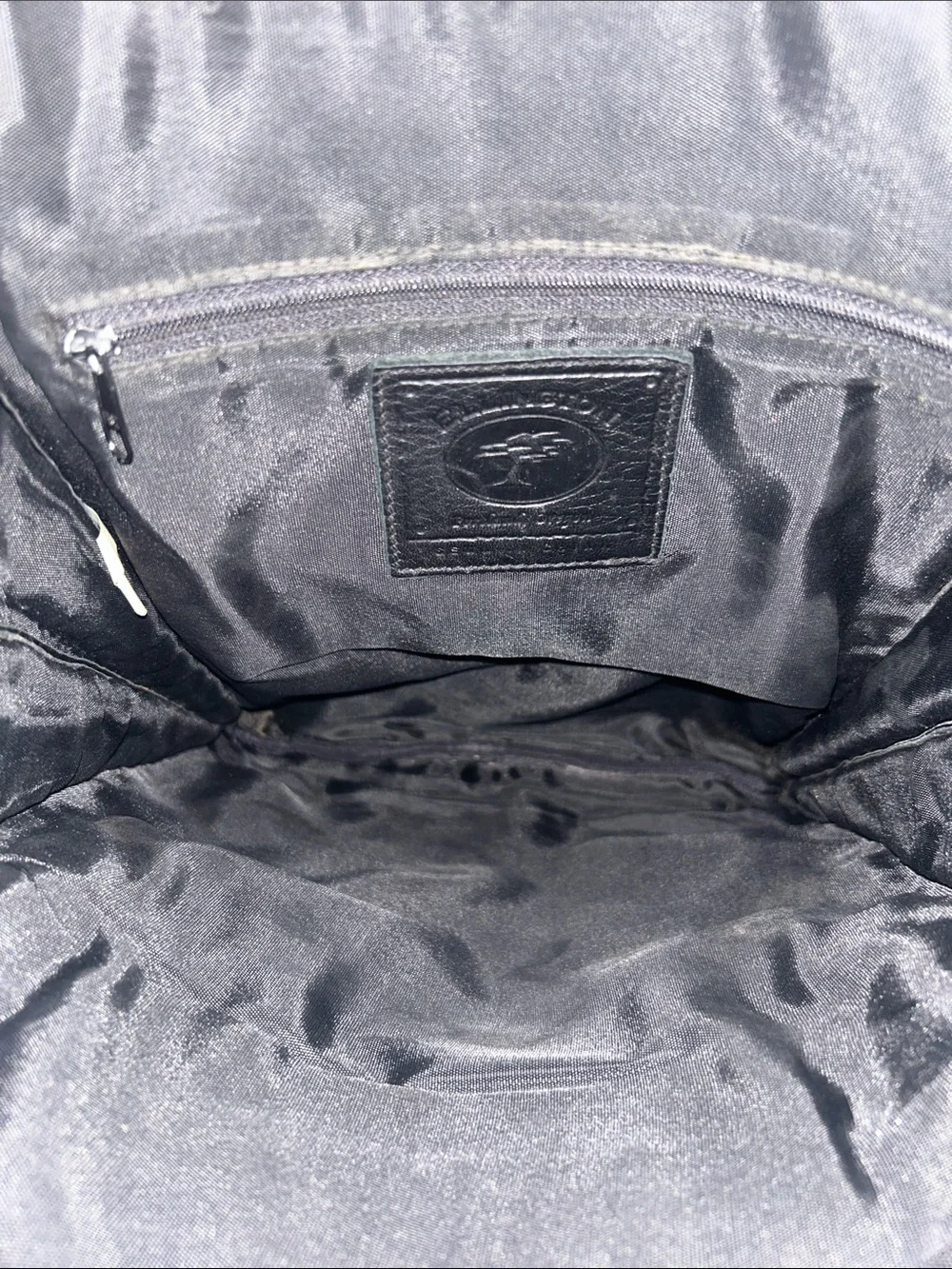 Ellington Black Leather Men's Backpack